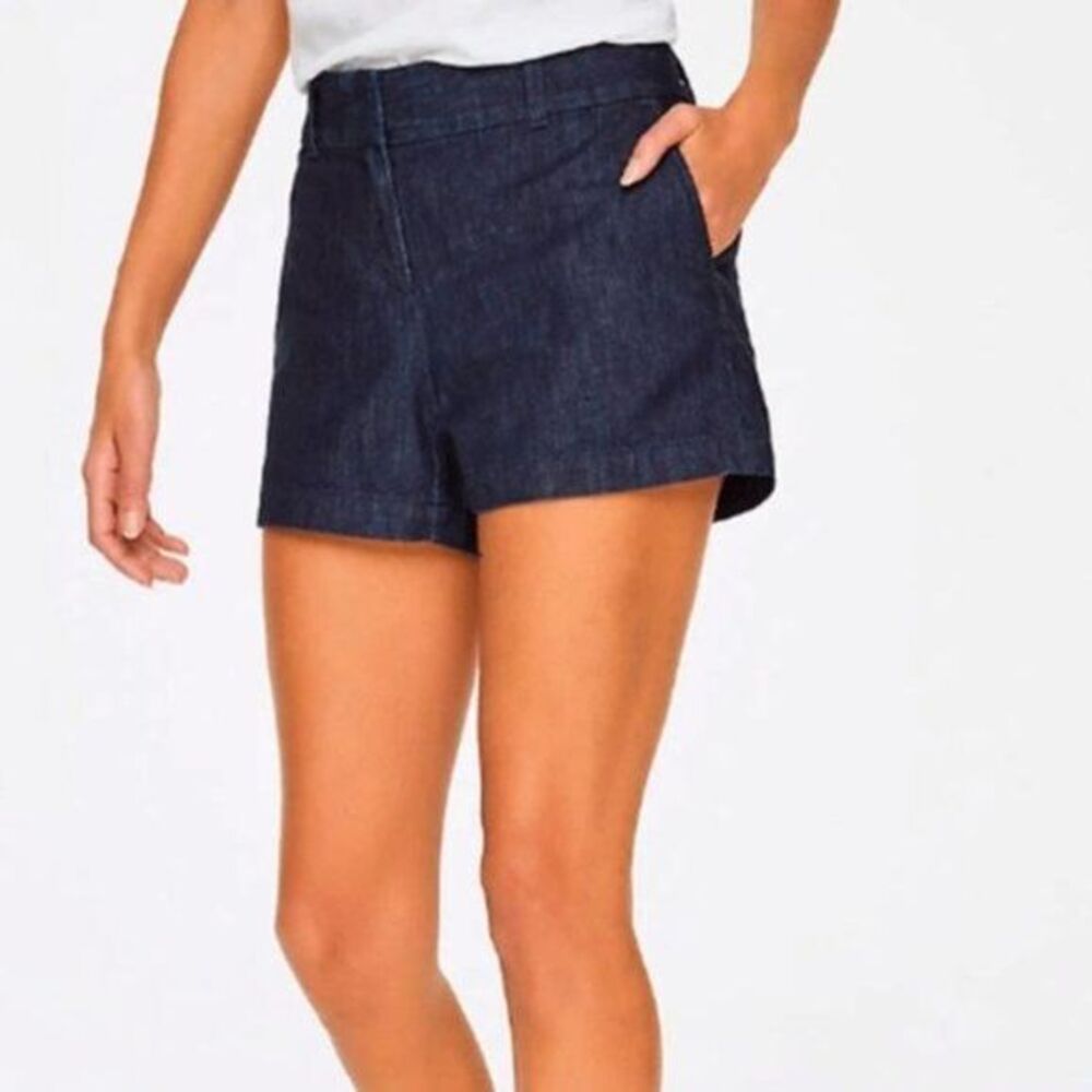 Loft Denim Shorts Midnight Navy Size 4